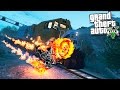 GTA 5 Моды: ПРИЗРАЧНЫЙ ГОНЩИК! - Призрачный Гонщик против Поезда!!!