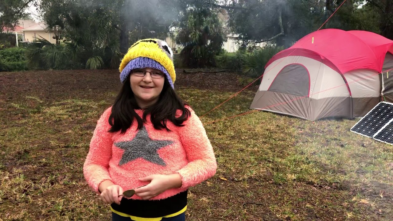 KM4TXT is Making Breakfast at Winter Field Day!