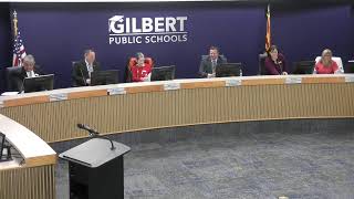 Gilbert Public Schools Board Meeting 12/20/2022