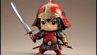 chibi samurais