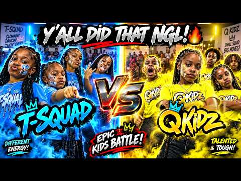 😳 Q KIDZ CAME FOR T-SQUAD!! 🔥 THESE KIDS DID NOT COME TO PLAY!