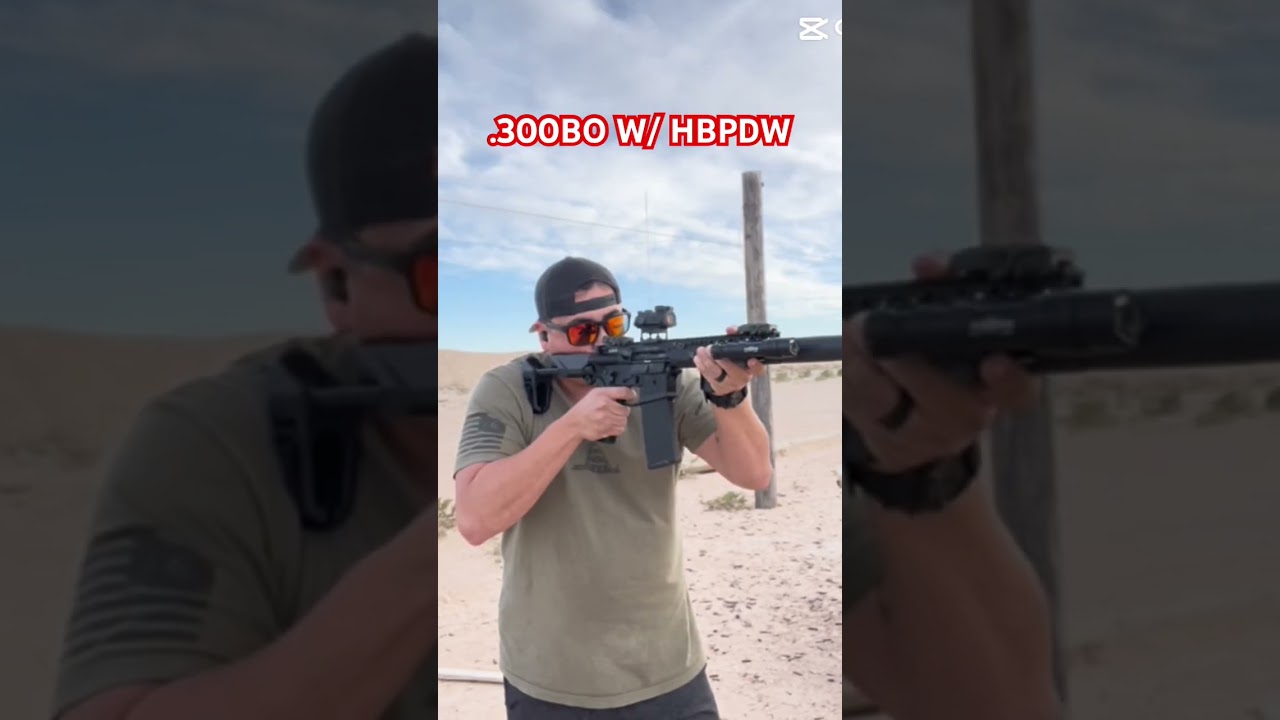 HBPDW Brace Testing with .300blackout upper 