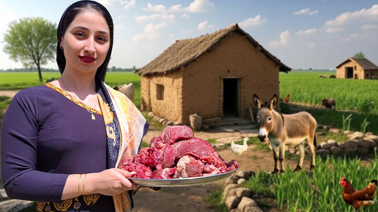 Shepherd's Secret Recipe: Hearty Qormeh for Off-Grid Living in Iran's Villages 