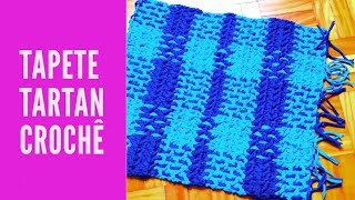 Crochet et Tricot da Mamis: Tapete Xadrez em Crochet - Receita