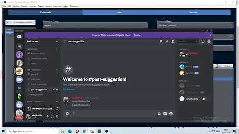 DBM discord bot maker suggestion system tutorial *2020*