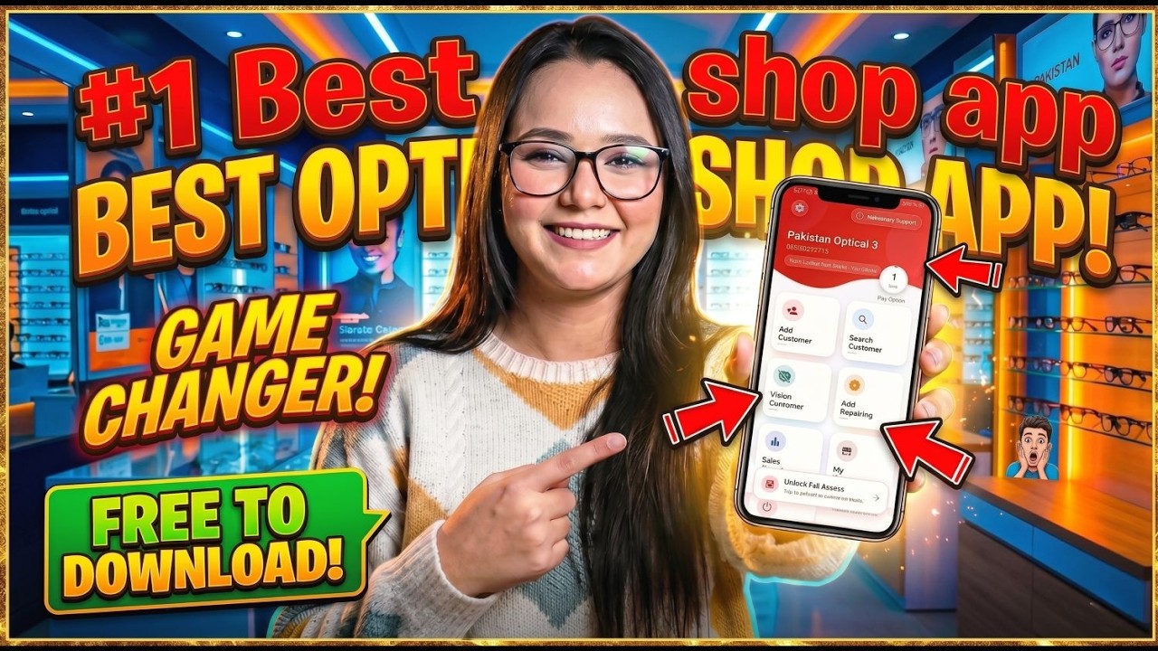 Best Optical Shop Billing App and Management Software