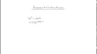 Matematik 2b: Exponentialekvationer