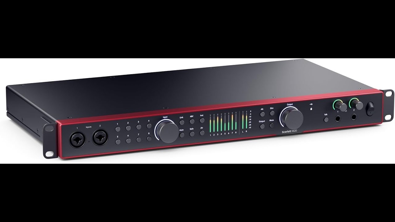 Review: Focusrite Scarlett 18i20 4th Gen – Ultimate USB Audio Interface for Studios!