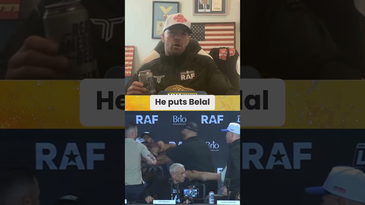 'Unprofessional little clown’ - Colby Covington SLAMS Belal Muhammad starting melee after RAF 11