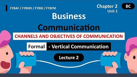 Fybaf business communication | channels  and objectives of communication | Fybaf bc sem 1