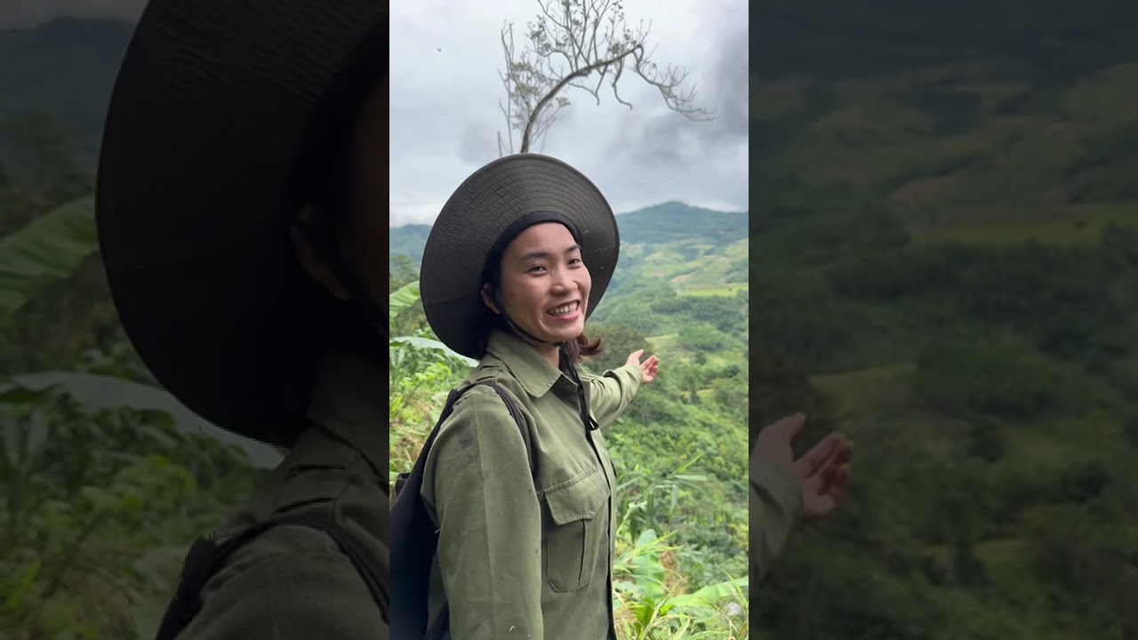 LÊN NƯƠNG HÁI HOA GỪNG #food #cooking #giadinh #cuocsong #amthuc #giaitri