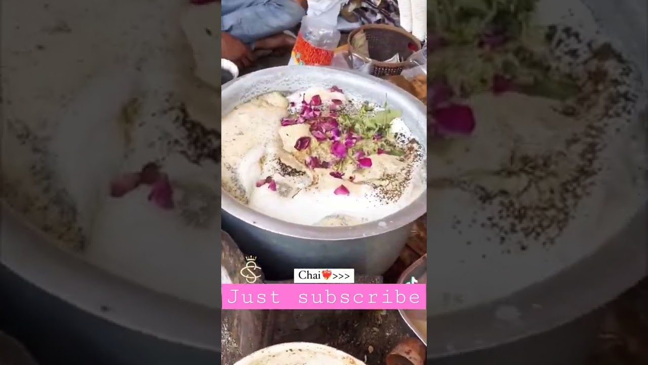 how they make chai in my village.