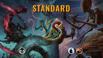 MTG Standard - Mono Black Aggro by Numbskull VS Izzet Control by Rodrigo1481