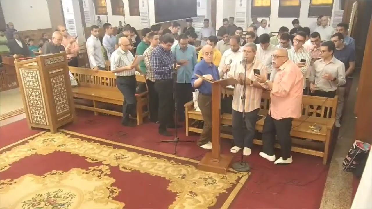 قداس عيد القيامة المجيد من كنيسة العذراء مريم بالزيتون 5-5-2024