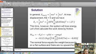 Dissipative energy and power