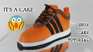 tutorial zx flux sneaker cake