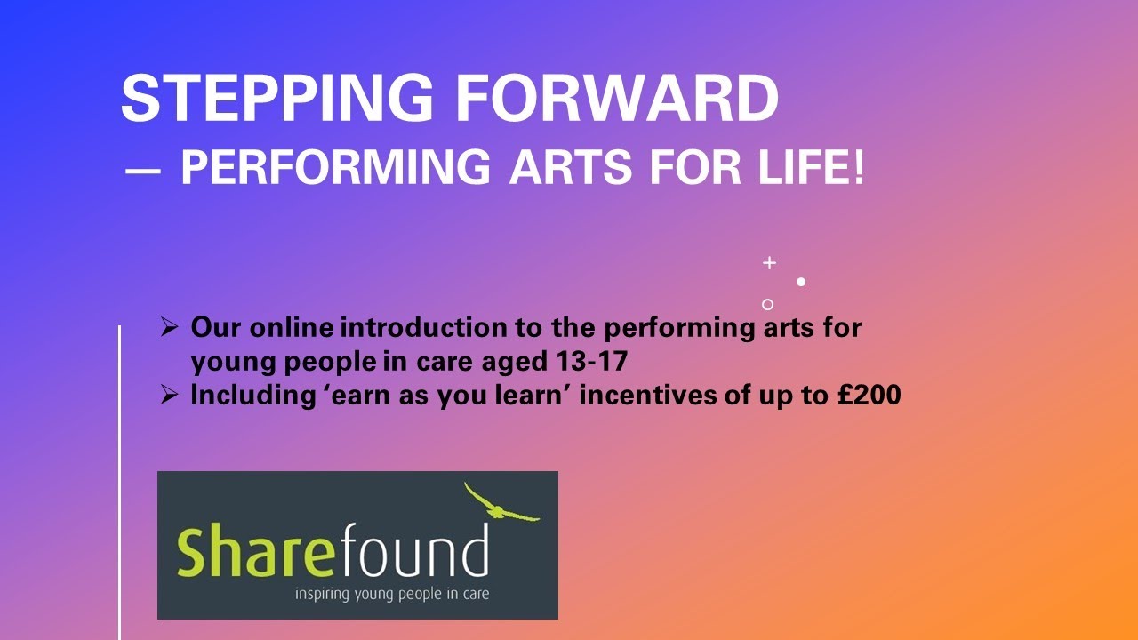Stepping Forward - Performing Arts for Life - YouTube