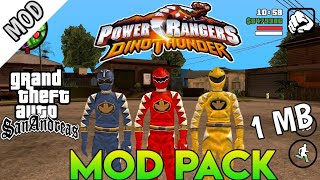 Power Ranger Dino Thunder • MOD Skin GTA San Andreas V2.00 Android