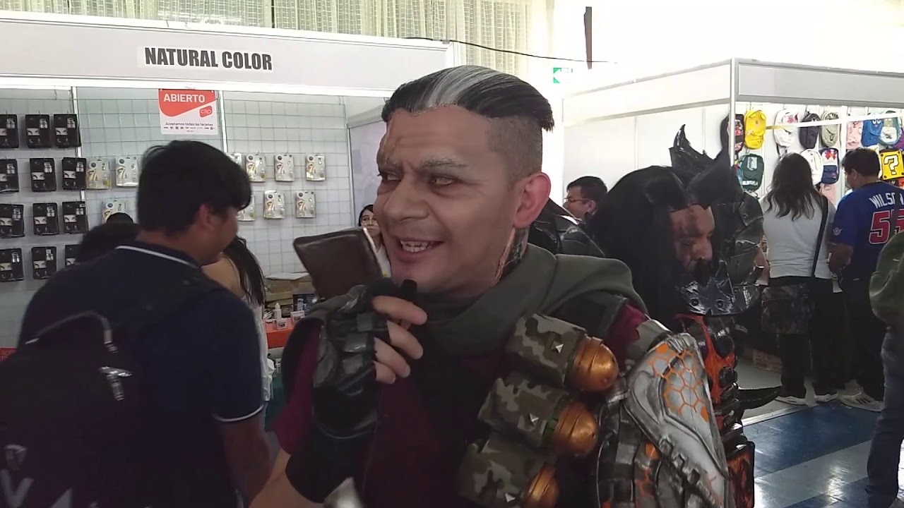 CABLE es cerezo & viancod cosplayer veterano con 13 años de experiencia y  el concursa para ganar