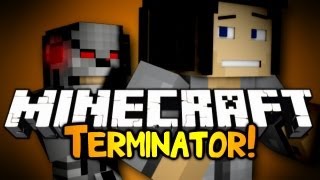 Minecraft: Mini Game: Terminator! w/ Gizzy & Friends!