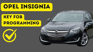 2009-2015 Opel Insignia key fob programming. How to program a new key for Opel Insignia. Full