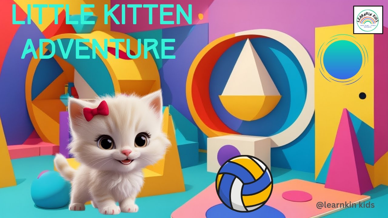 LITTLE KITTEN ADVENTURE - CARTOON KITTY AND ANIMAL FRIENDS ON THE ROAD