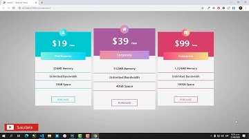 Tabla de precio usando Html5 & CSS3
