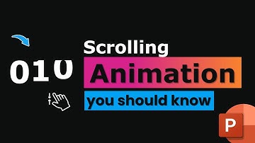 Subtle, yet Beautiful Scroll Animations in PowerPoint
