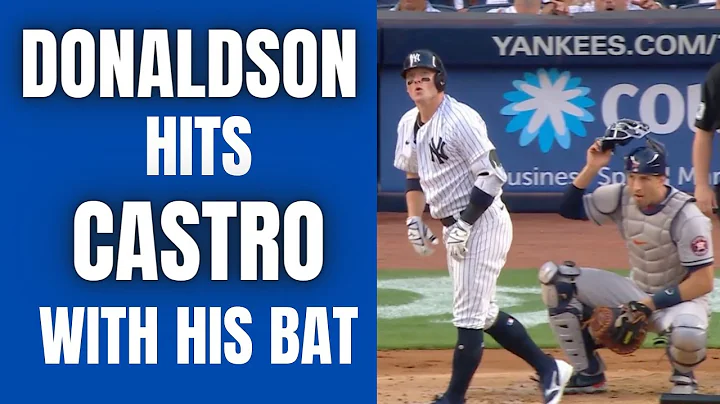 Yankees Josh Donaldson hits Astros Jason Castro wi...