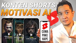 (Cuma Pake Hape) Cara Bikin Konten Shorts QUOTES & MOTIVASI AI Viral GRATIS! screenshot 5