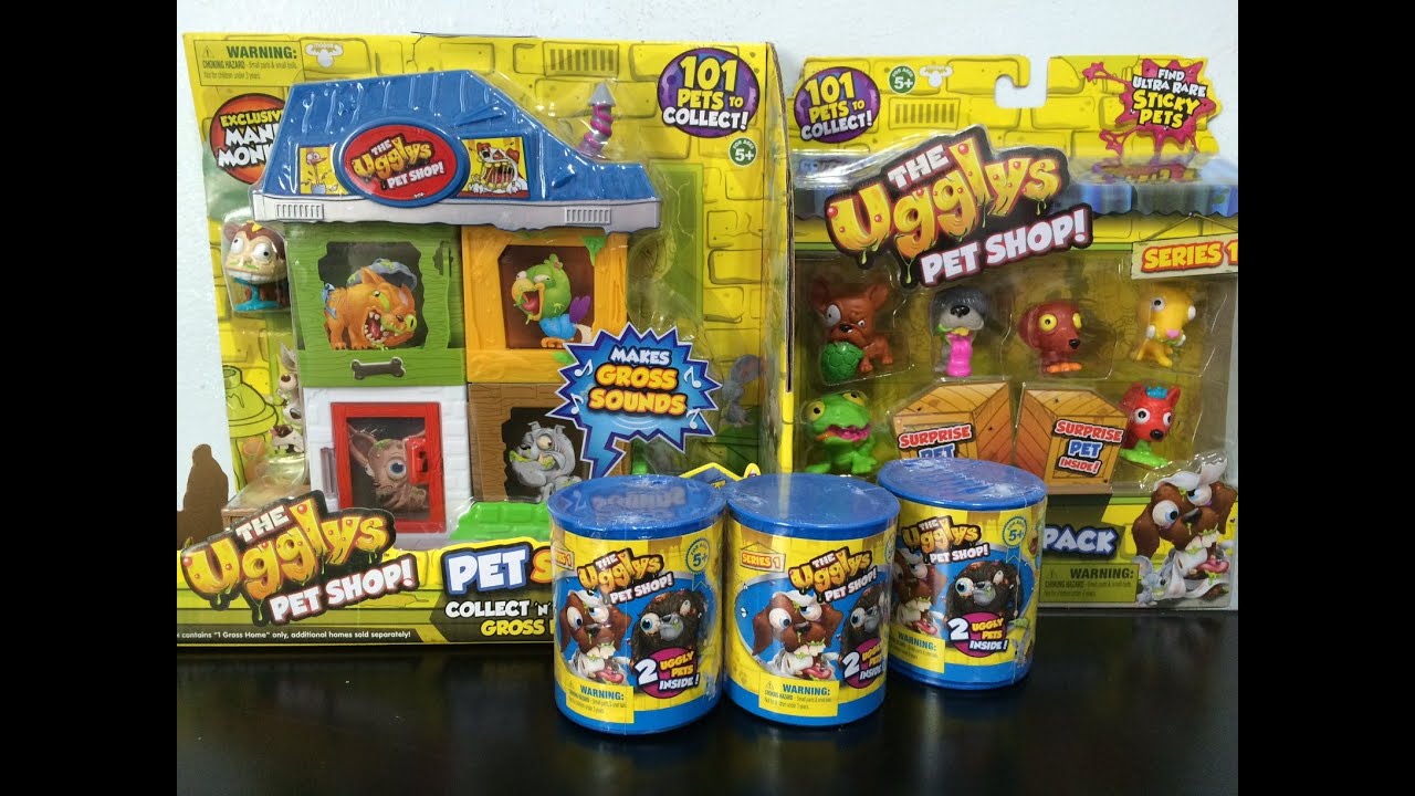 The Ugglys Pet Shop Blind Bags Series 1 - 8 pack and blind bags opening | Moose Toys