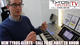"Why can't I change the preset styles?" - Your questions answered on Yamaha Tyros 5 chords