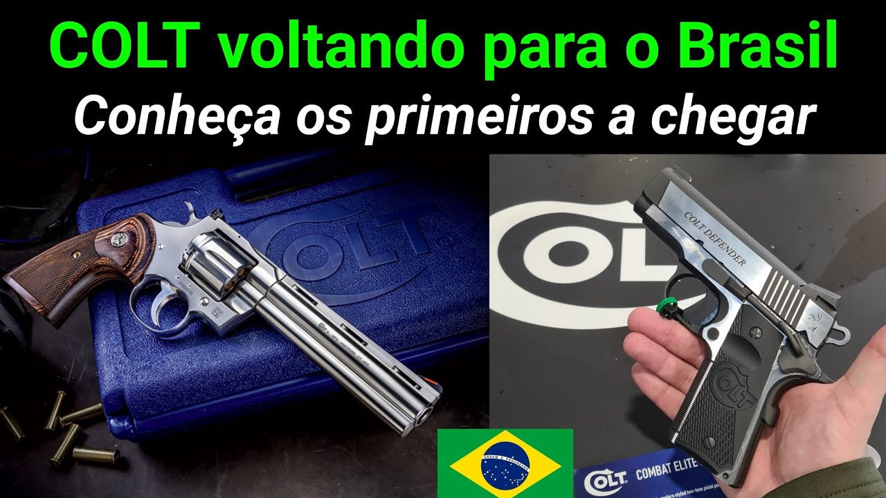 Conheça o Primeiro Revólver da COLT a voltar pro Brasil! Vem 1911 também?
