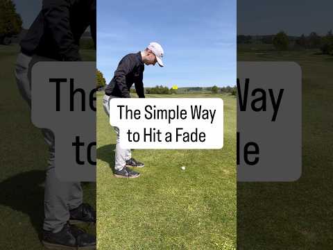 How to hit a fade shot in golf #golf #golftips #swingtips #golflesson #golflife