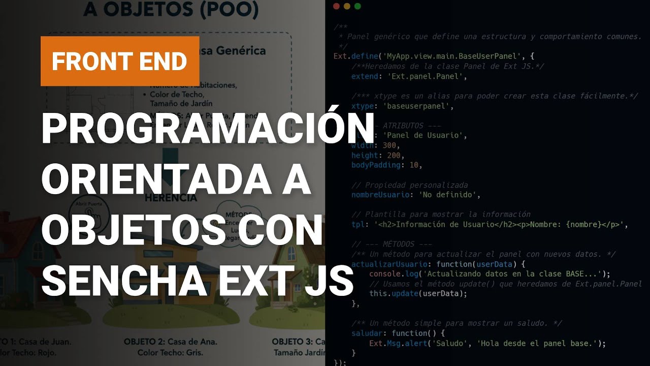 Programación Orientada a Objetos con Sencha ExtJS