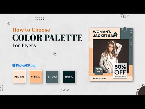 Discover How to Use a Color Palette in Flyers With PhotoADKing