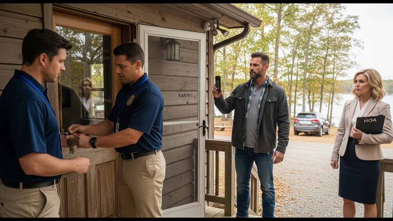 Представители ТСЖ ворвались в мой дом у озера, но я им отказал и вызвал полицию!