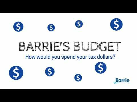 Barrie's Budget 