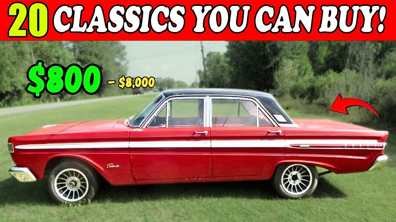 20 классических автомобилей 1955-1985 годов выпуска, которые можно купить за 800-8000 долларов!