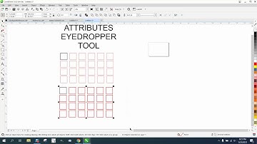Corel Draw Tips & Tricks Attributes Eye Dropper Part 10 Line Thickness