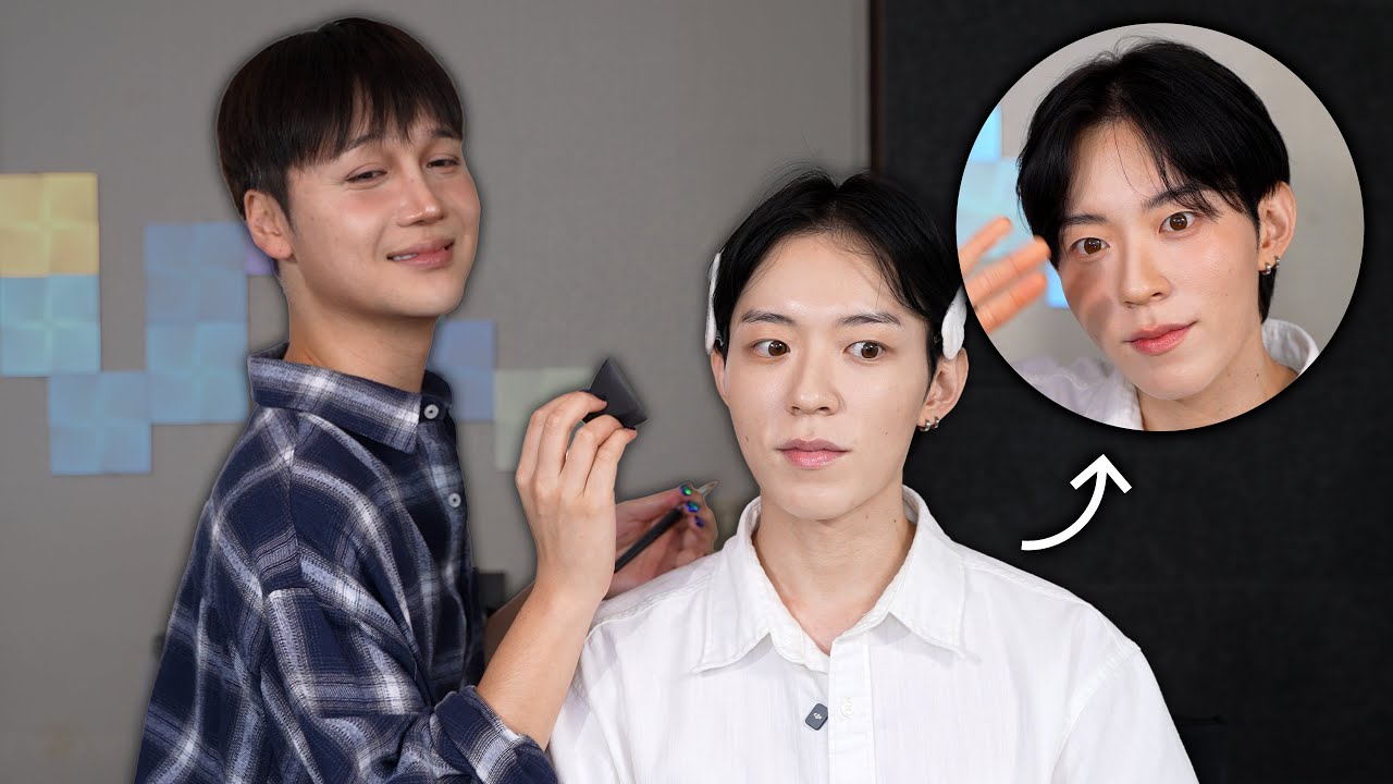 This idol asked me to do his makeup for...the airport lolol ✈️😔 (ft. NINE.i's Eden)