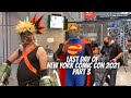 [4K]🇺🇸 Part 3/3: Last Day New York Comic Con 2021 #superman #thor #spiderman