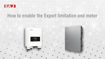 SAJ H1 Technical Training: How to Configure the Meter & Make Export limitation