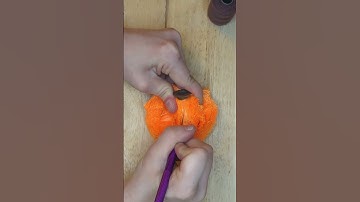 Orange thread cutting #oddlysatisfying #asmr #satisfyingvideo #threadcutting #satisfying #asmrfails