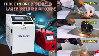 Replace "welding" to "cleaning" system | BEC 3 in 1 handheld laser welding cleaning cutting machine