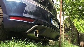 VW Golf mk6 GTI resonator and muffler delete cold start
