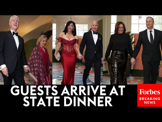 WATCH: Guests Arrive At The State Dinner Hosted By Biden For Japanese Prime Minister Fumio Kishida