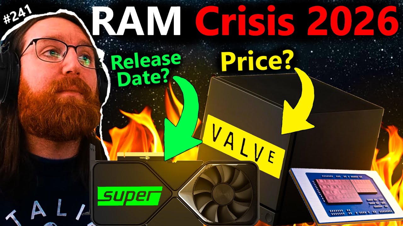 RAM Crisis 2026 - Nvidia RTX 50 SUPER Delays, Steam Machine Price, AMD Zen 6 | Broken Silicon 341