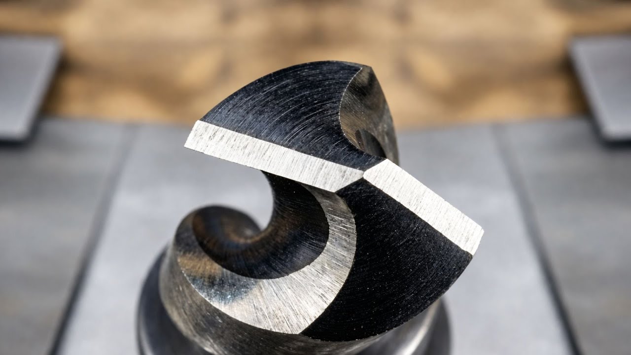 A brilliant idea: sharpen drill bits to razor-sharp edge in just 2 minutes.drill bit