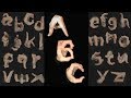 [Vertical] English Alphabet - Finger font [ABC Song and Create ABC by my Hand]